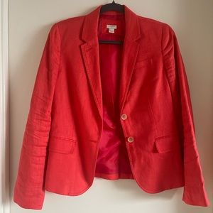 J.Crew Schoolboy Linen Blazer Size 4